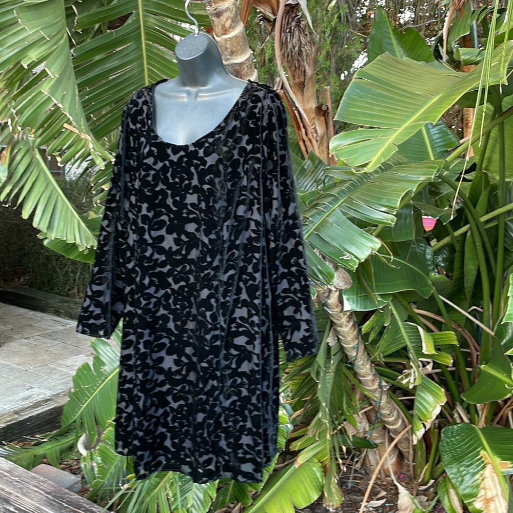 Burn out velvet Jessica, London dress